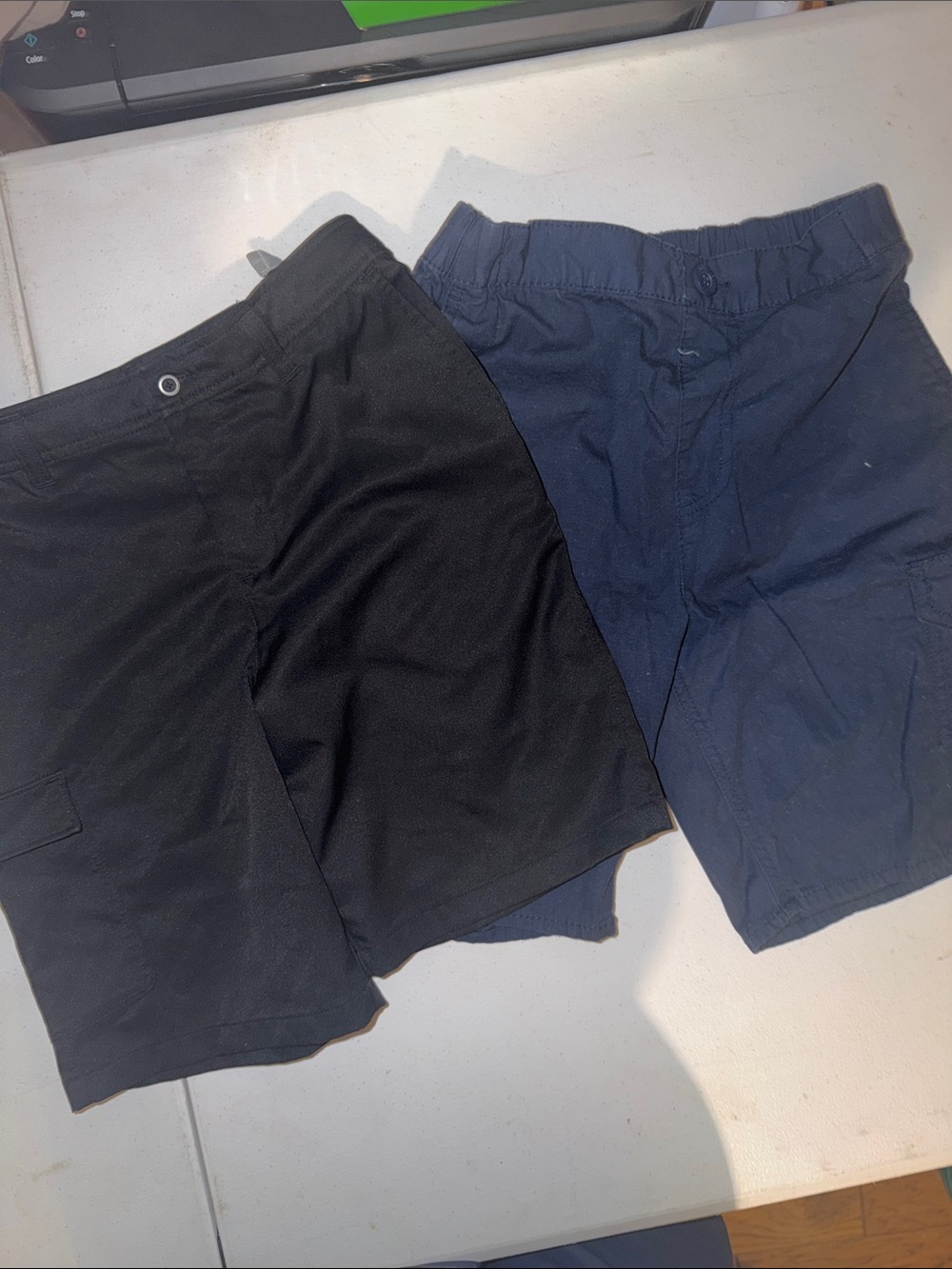 Under Armour Men's Black and Navy Athletic Shorts
